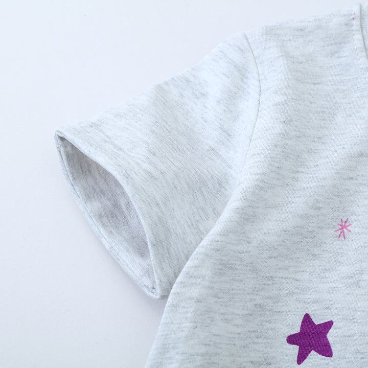 Mädchen T-Shirt mit buntem Einhorn-Design und inspirierendem Schriftzug Drune
