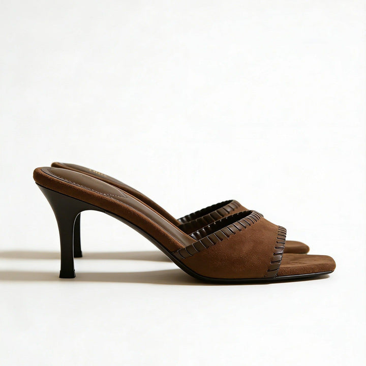 Damen Elegante Sling-Pumps mit filigranem Riemendesign und komfortablem Blockabsatz Drune
