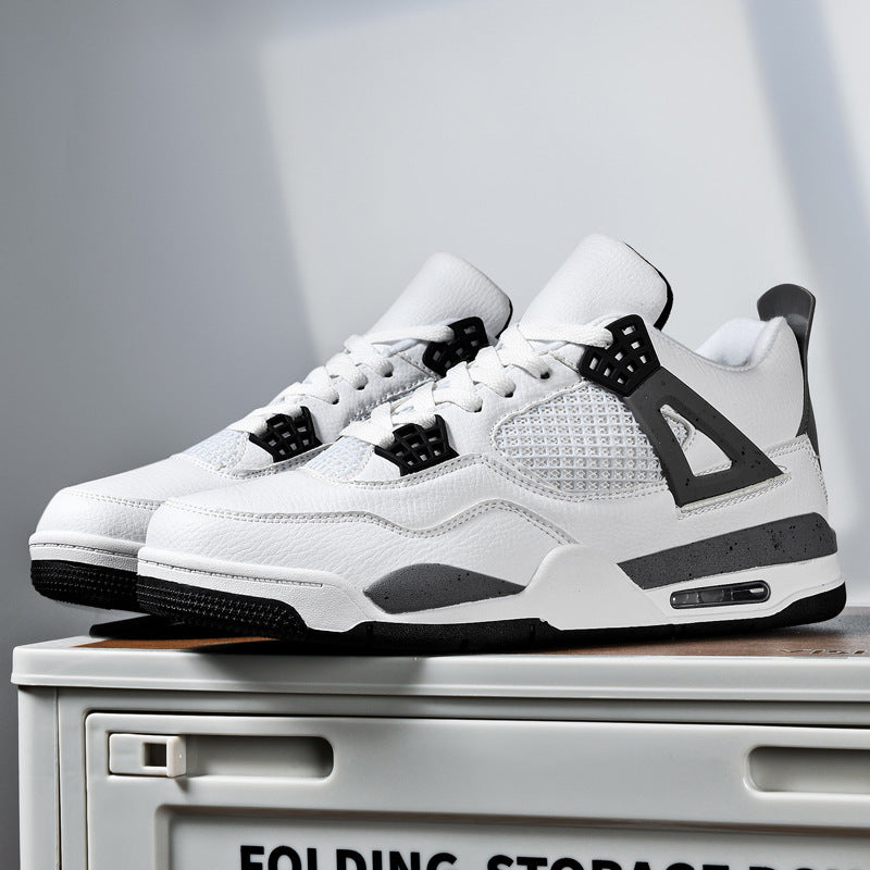 Herren retro-urbaner High-Top Sneaker mit Netzpaneel, verstärkter Fersenkappe und dämpfender Air-Unit Drune
