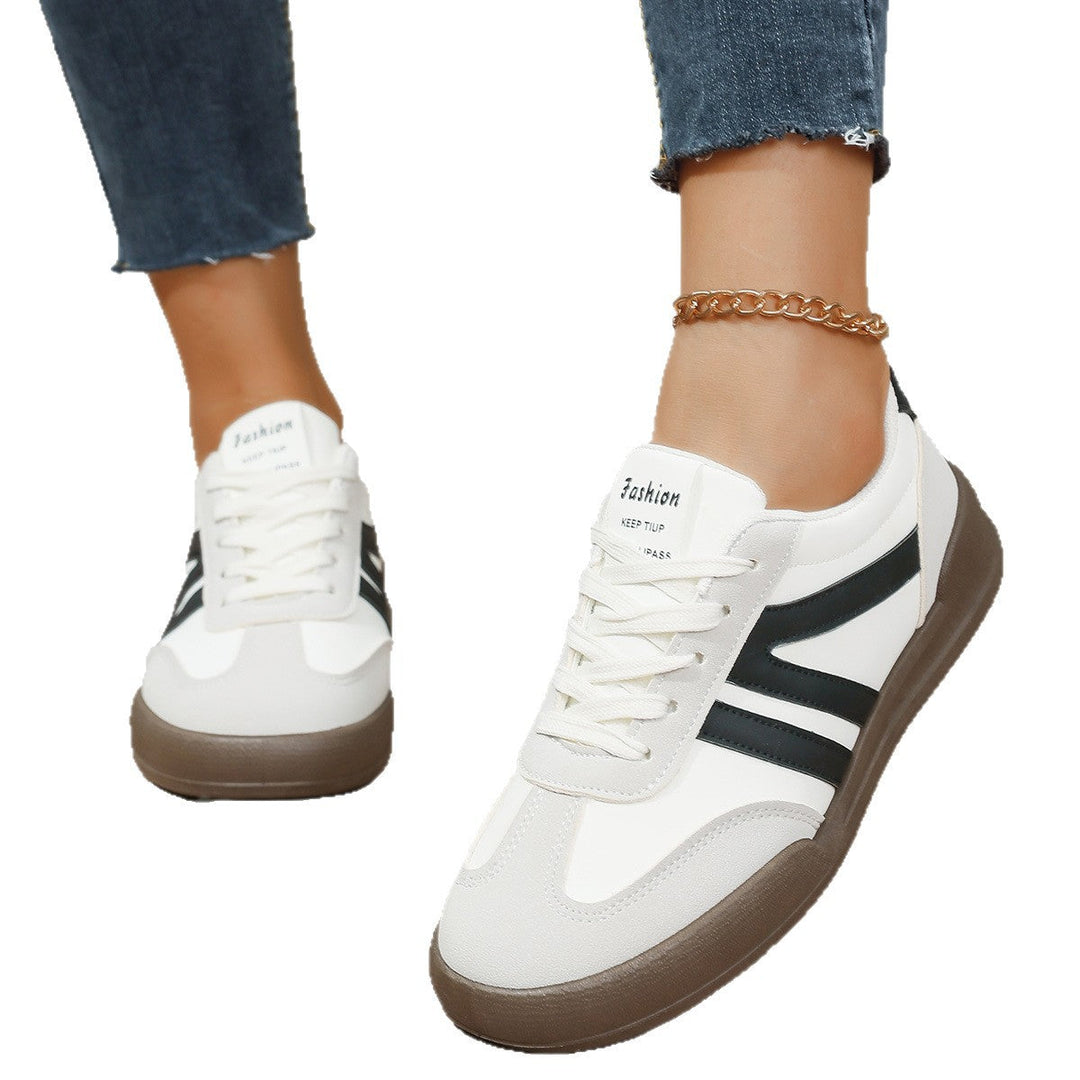 Damen Freizeit-Sneaker mit atmungsaktiver Obermaterialkombination und rutschfester Sohle Drune