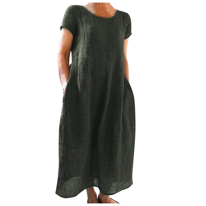 Damen Langarm Sommerkleid Drune