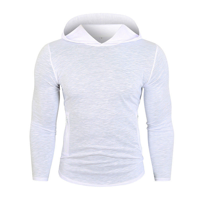Herren Performance Langarm Kapuzenshirt Drune