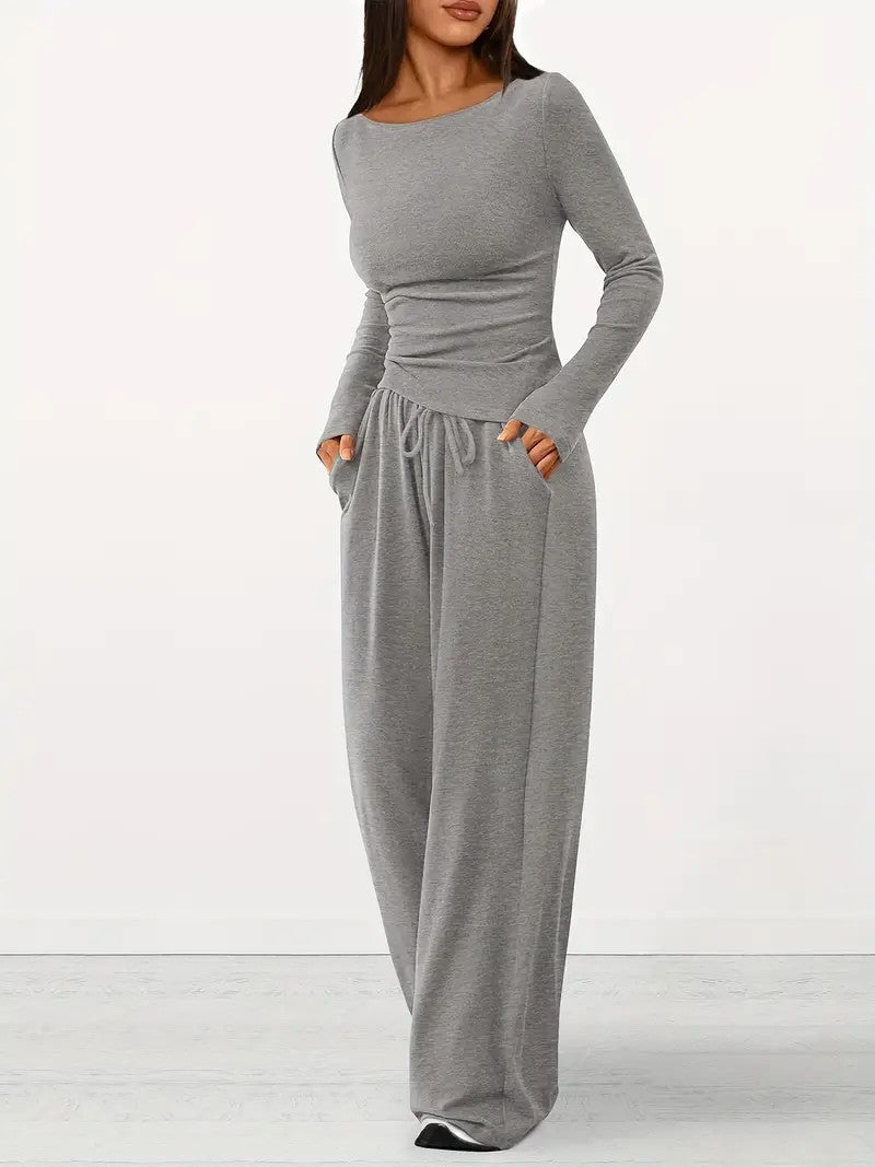 Damen lässiges Mix & Match Lounge-Set Drune