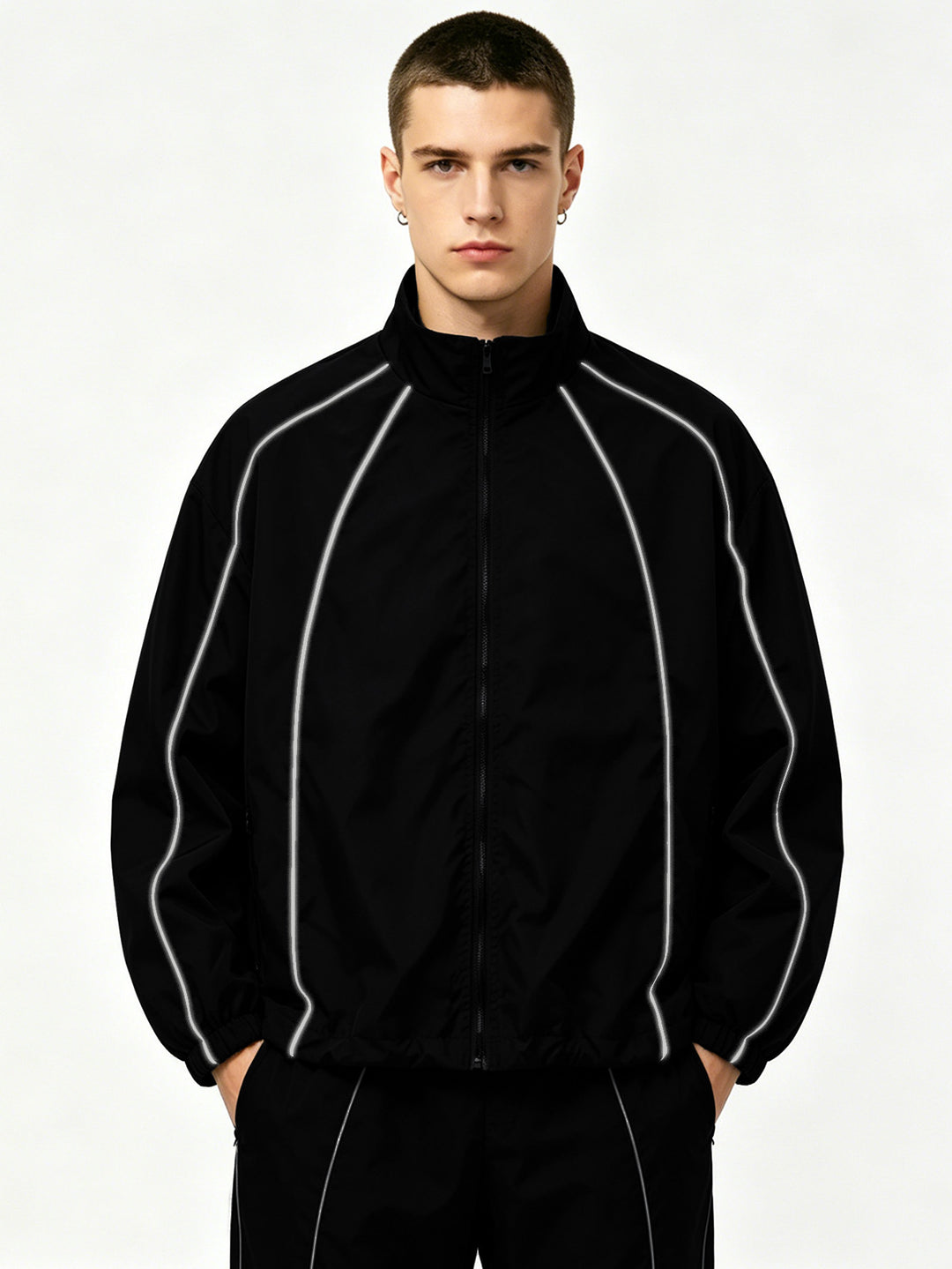 Herren Sportliche Laufjacke Drune