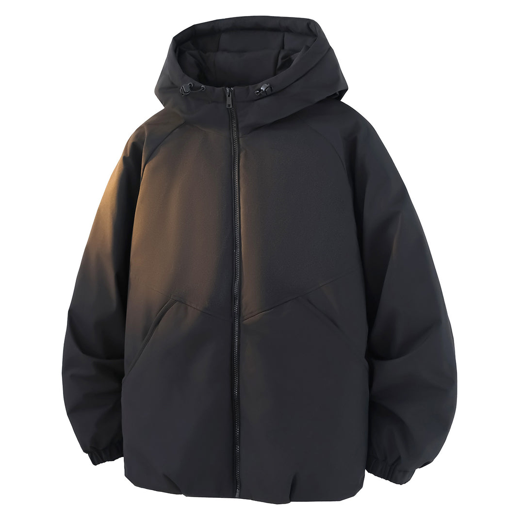 Damen Modische Übergangsjacke mit hohem Kragen Drune