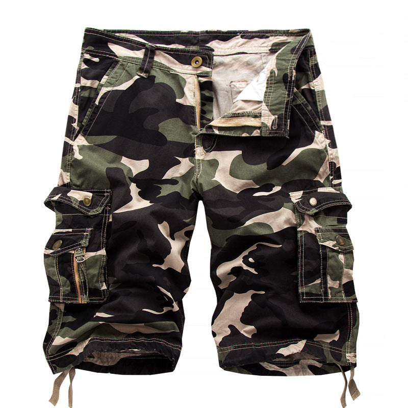 Herren Cargo-Shorts mit Mehrfachtaschen-Nutzungsdesign Drune