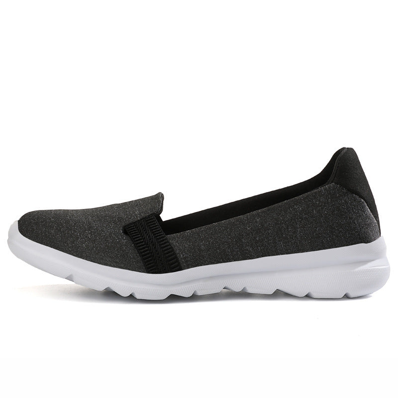 Damen Leichter Strick-Slipper mit elastischem Einstieg und gedämpfter Komfortsohle Drune