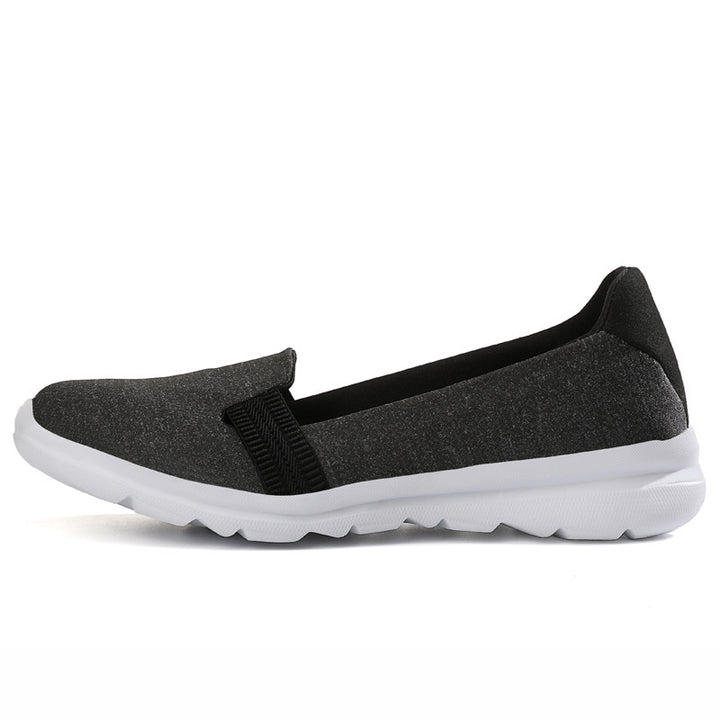 Damen Leichter Strick-Slipper mit elastischem Einstieg und gedämpfter Komfortsohle Drune