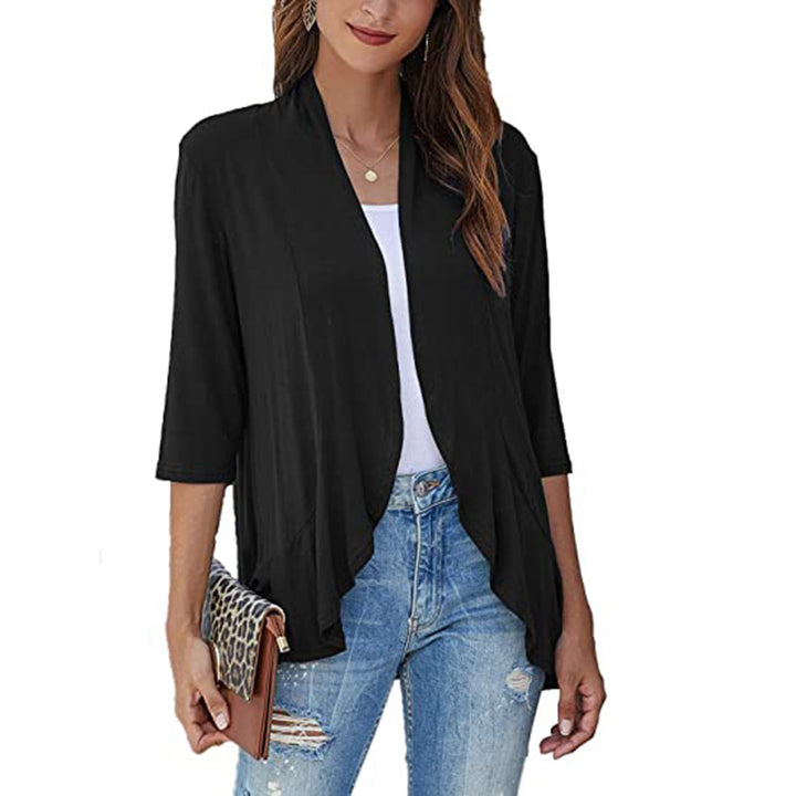 Damen Cardigan mit offenem Frontdesign und praktischen Taschen Drune