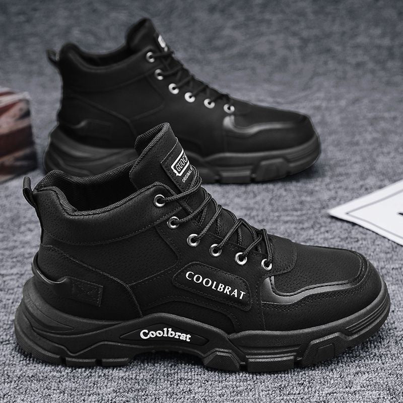 Damen robuste Schnürstiefel mit gepolsterter Innensohle Drune