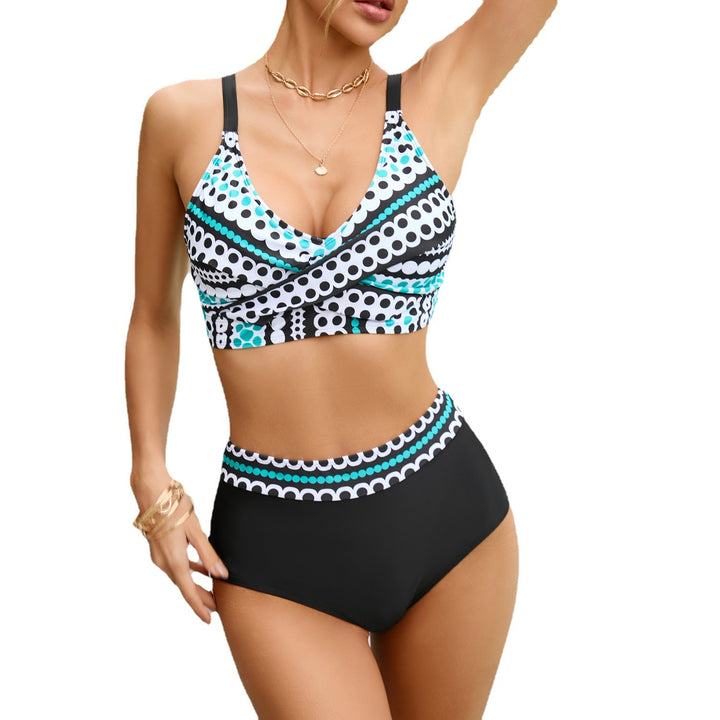 Damen Hochgeschnittener Crop-Bikini Drune