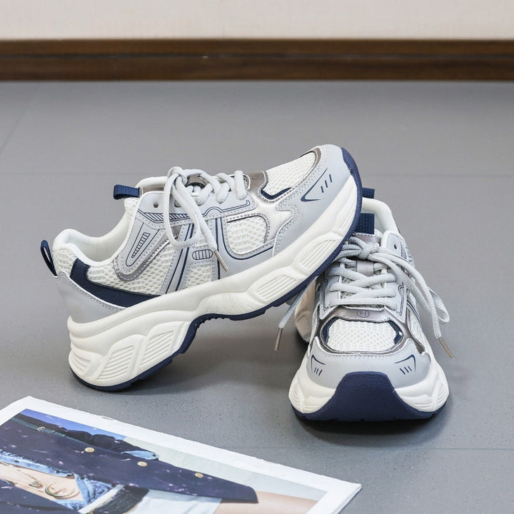 Damen Multicolor Laufschuhe mit atmungsaktiver Obermaterialstruktur und rutschfester Sohle Drune