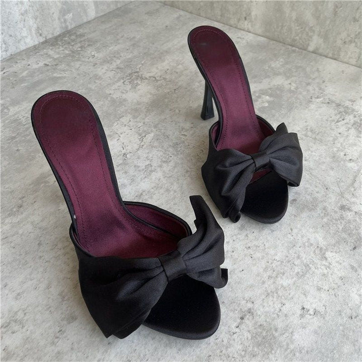 Damen High Heel Sandalen mit kunstvollem Schleifendesign Drune