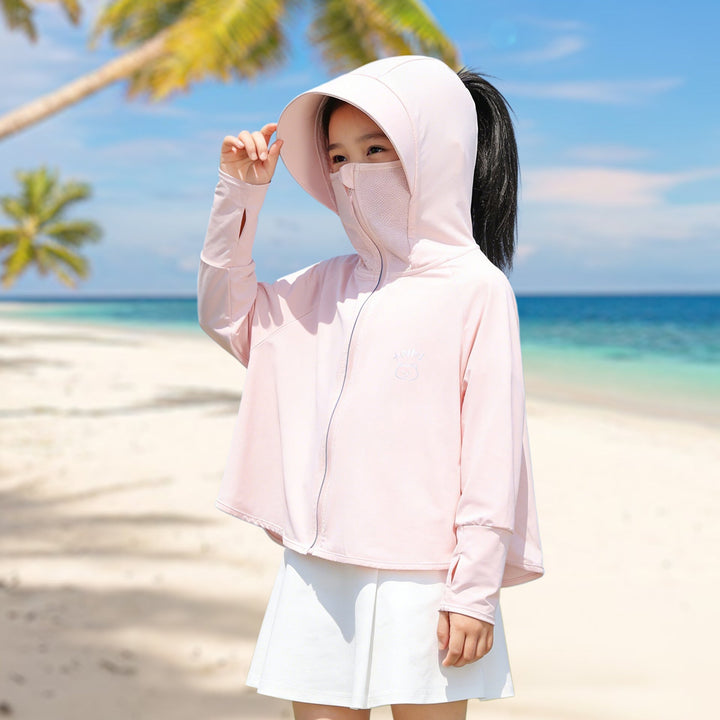 Jungen Funktionsjacke mit UV-Schutz und Kapuze Drune