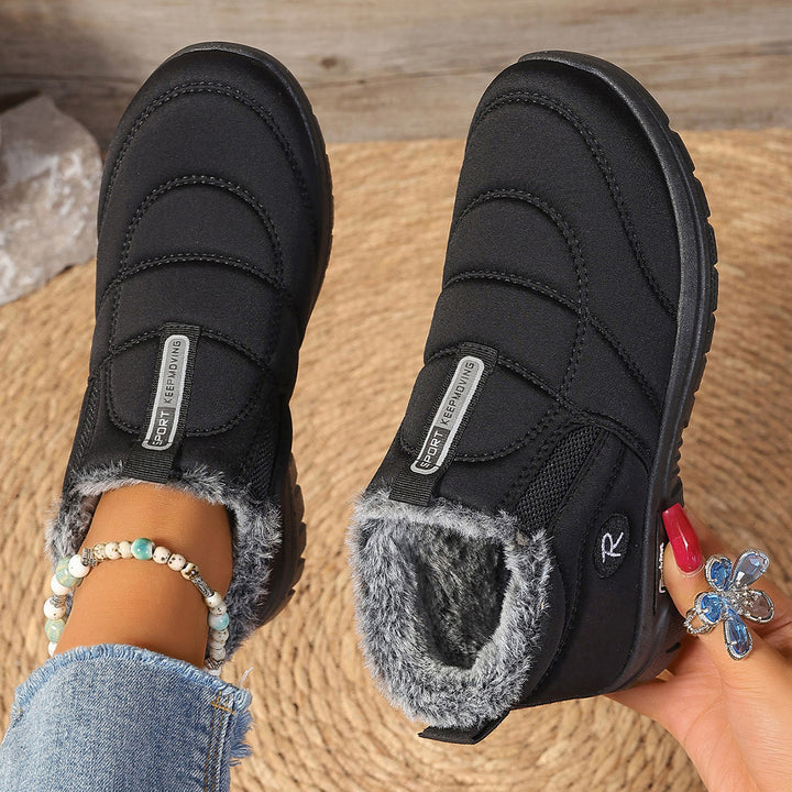 Damen Sportliche Winterstiefel Drune