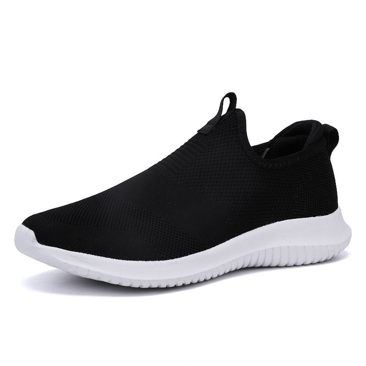 Damen nan minimalistischer Schlupf-Freizeitschuh mit vorderer Zuglasche, gepolstertem Knöchelkragen und flexibler Adaptivsohle Drune