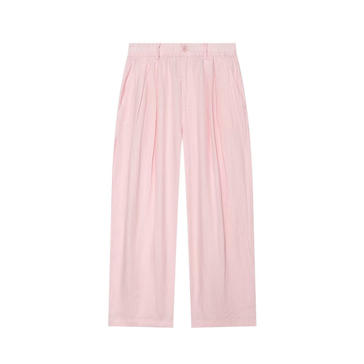 Damen Oversized Seidenimitat-Hemdbluse mit Kentkragen und Manschetten Drune
