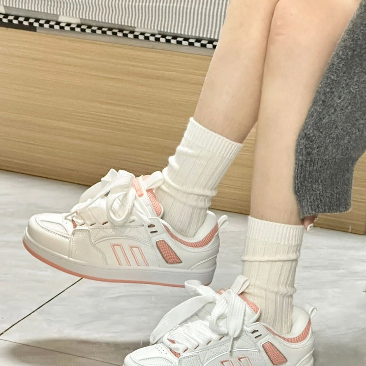 Damen Sportliche Sneakers mit praktischer Schnürung und atmungsaktiver Mesh-Oberfläche Drune