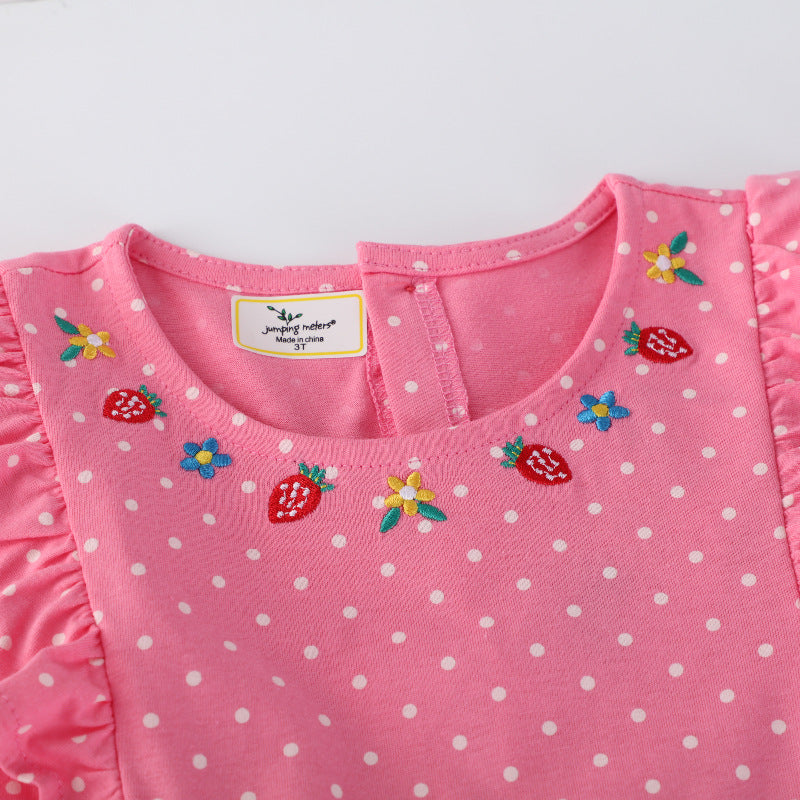 Mädchen Freizeitkleid mit zauberhaften Katzenmotiven Drune