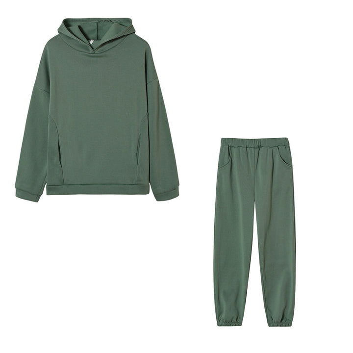 Damen Sportliches Hoodie- und Jogginghose-Set Drune