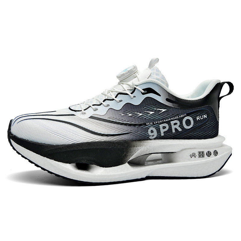 Unisex gedämpfte Performance-Laufschuhe mit Hohlkern-Plateausohle und Drehverschluss Drune
