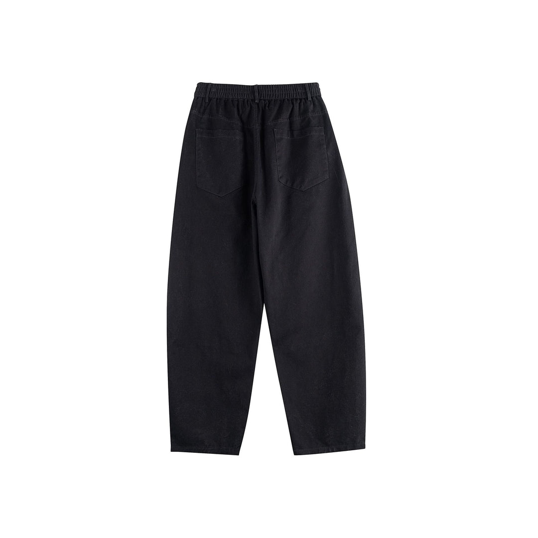 Damen Relaxed-Fit Workwear-Hose mit hoher Leibhöhe und aufgesetzten Taschen Drune