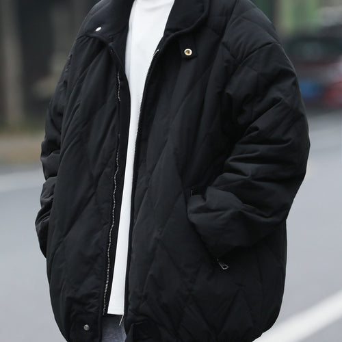 Damen gesteppte Winterjacke mit hohem Kragen und praktischen Taschen Drune