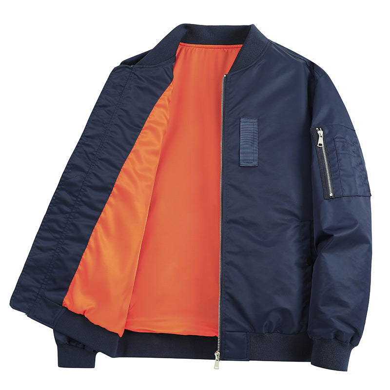 Herren Leichte Flieger-Bomberjacke mit wasserabweisender Shell und Kontrastfutter Drune