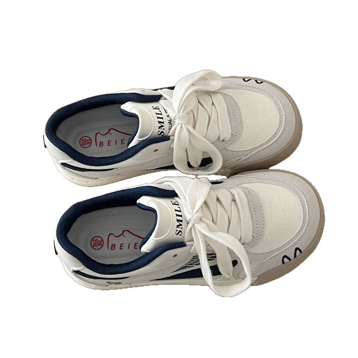 Damen Sportliche Sneaker mit atmungsaktiven Netzdetails Drune