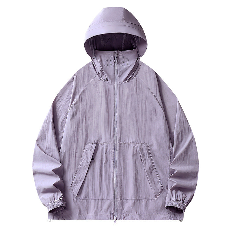 Damen Atmungsaktive und Wasserdichte Outdoor-Jacke Drune