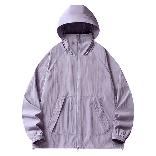 Damen Atmungsaktive und Wasserdichte Outdoor-Jacke Drune