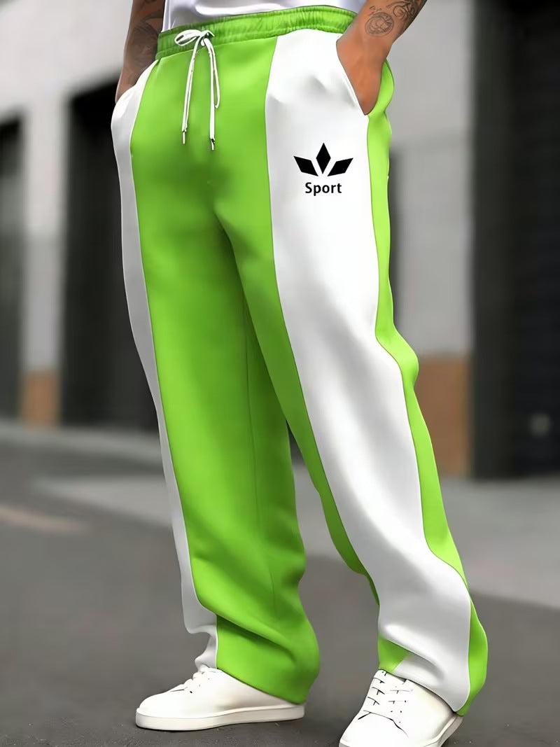 Herren Sportliche Jogginghose mit seitlichen Streifen Drune