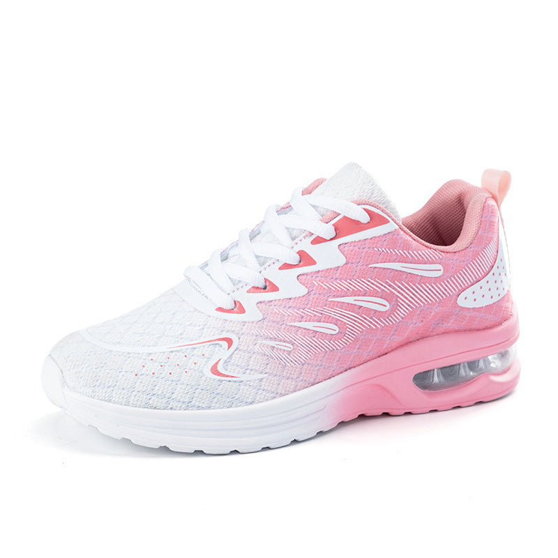 Damen nan leistungsorientierter Fitnesssneaker mit sichtbarer Luftdämpfung und nahtlosem Strickobermaterial Drune