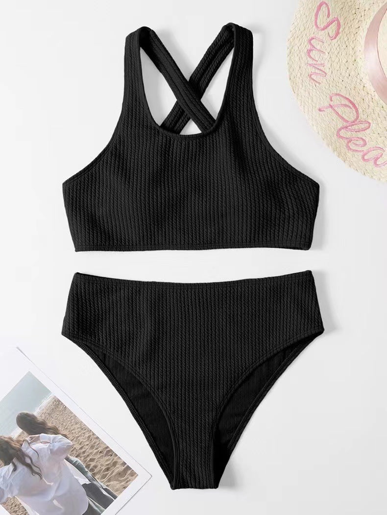 Damen Bikini-Set mit sportlichem und komfortablem Rippdesign Drune