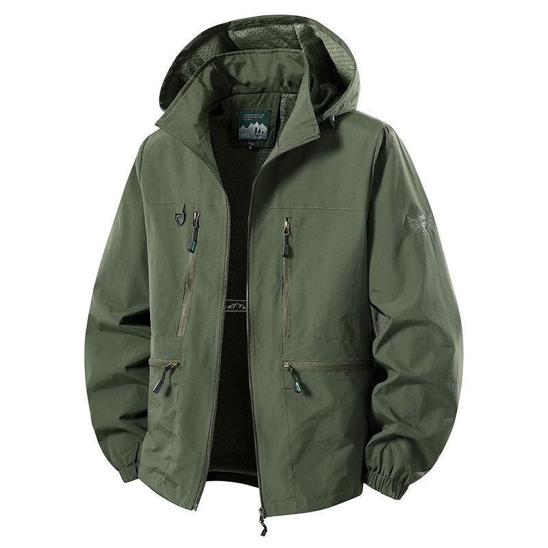 Herren Wetterfeste Windjacke Drune
