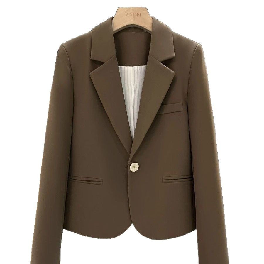Damen Eleganter Blazer mit schmalem Schnitt Drune