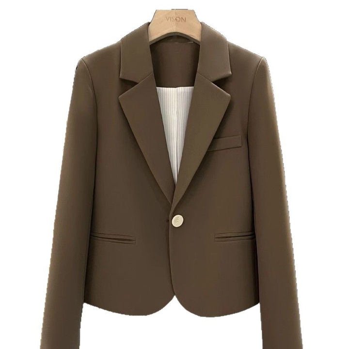 Damen Eleganter Blazer mit schmalem Schnitt Drune