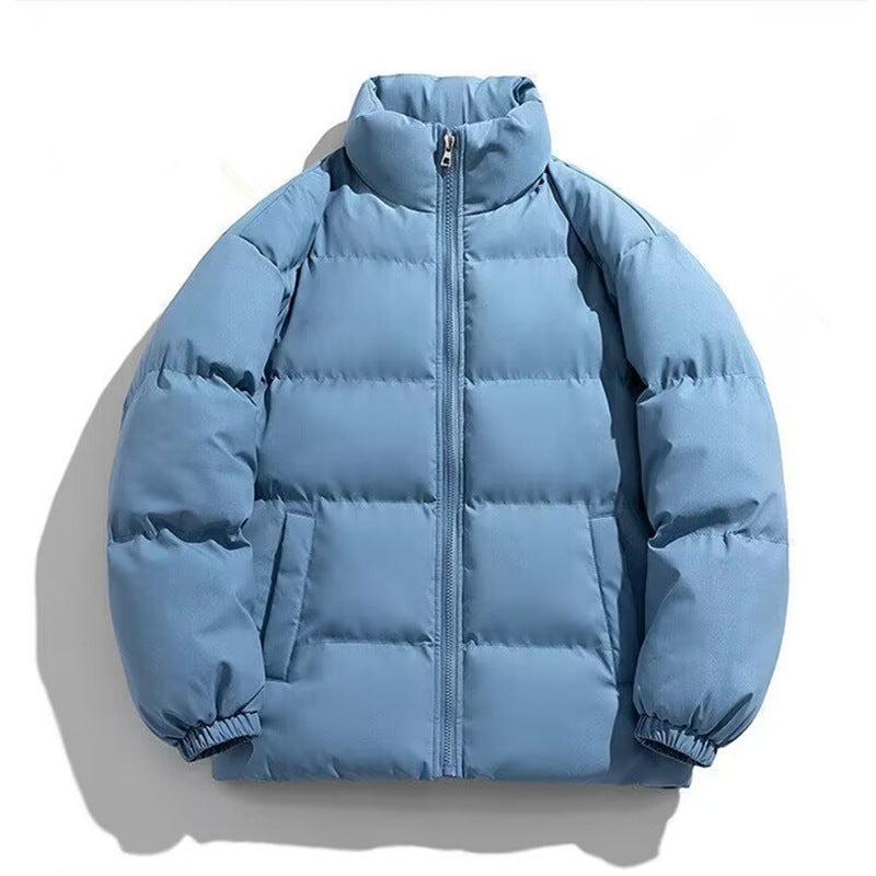 Damen Kurz geschnittene Thermo-Pufferjacke mit Stehkragen und minimalistischer Zipperfront Drune
