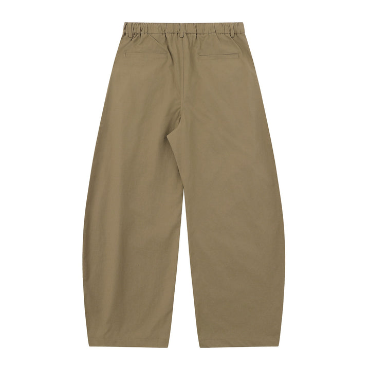 Damen High-Waist Cropped-Cargo-Hose mit abgesteppten Paneelen und Tunnelzug Drune