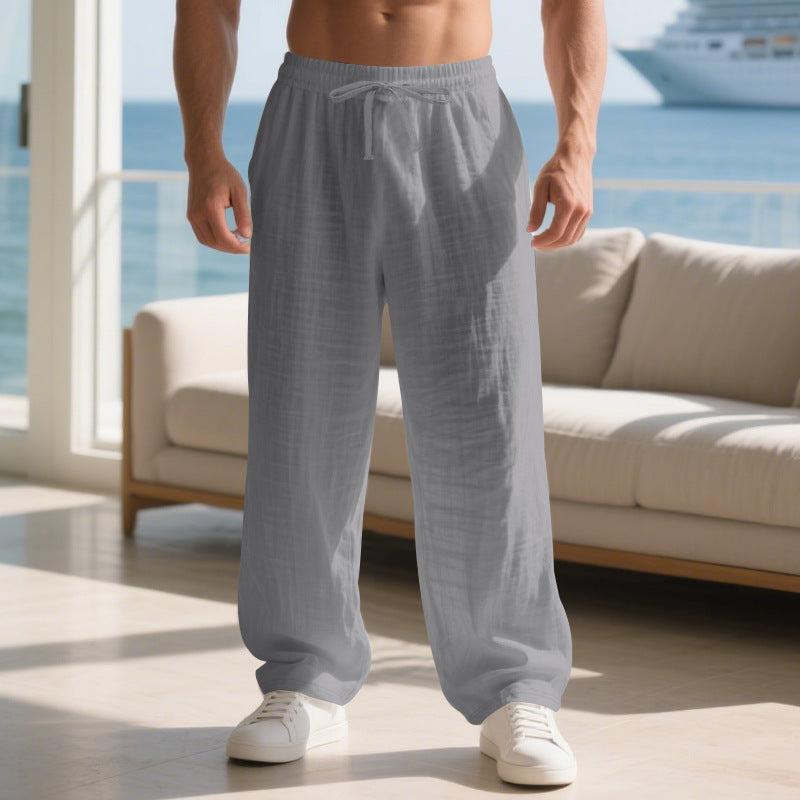 Herren Bequeme Sommerhose mit elastischem Bund Drune