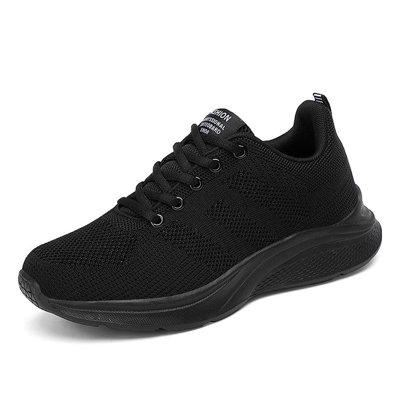 Damen nan leichter Strick-Fitnesssneaker mit nahtlosem Obermaterial, adaptiver EVA-Dämpfung und ergonomischem Fersenpolster Drune