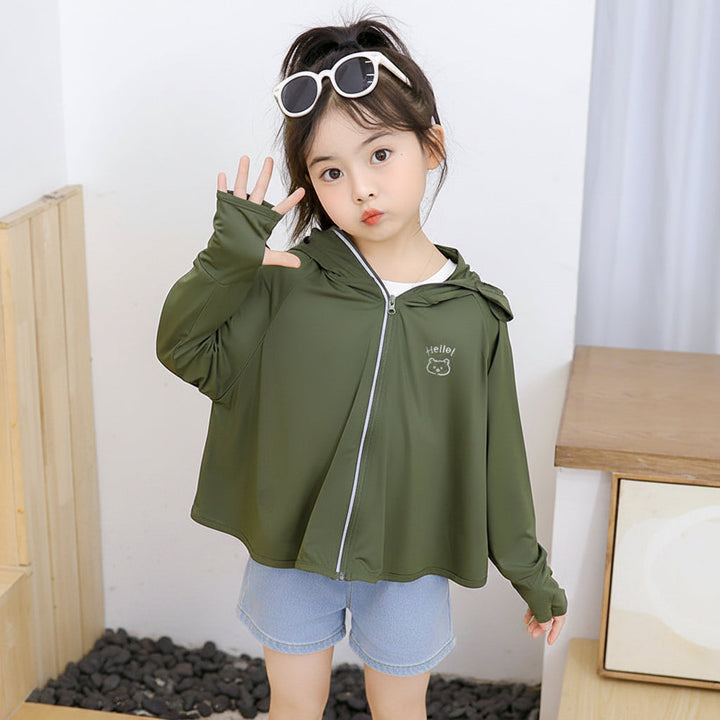 Damen leichte UV-Schutzjacke mit Reißverschluss Drune