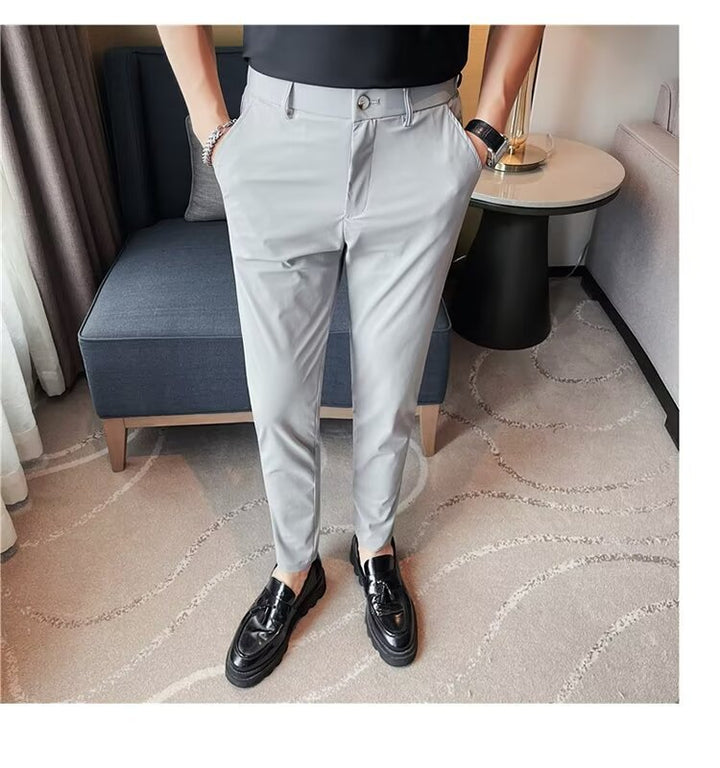 Herren Elegante Slim-Fit Hose Drune