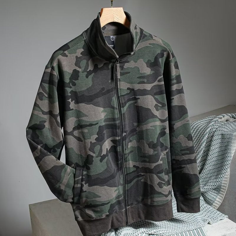 Herren Urbaner Steppjacke mit hohem Kragen Drune