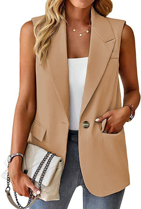 Damen Stylischer Blazer-Weste Drune