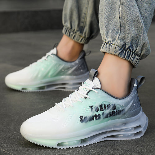 Herren Innovativer Laufsneaker mit sichtbarer Luftkissen-Zwischensohle und semi-transparenter TPU-Ummantelung Drune