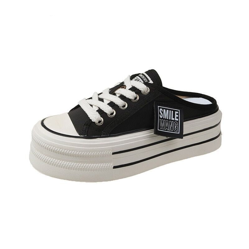 Damen Lässige Canvas-Sneaker mit strapazierfähigem Obermaterial und unverwechselbarem Design Drune