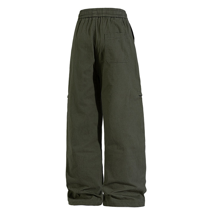 Herren Weite Cargo-Jogginghose im Baggy‑Schnitt mit Kordelbund & Mehrfachtaschen Drune