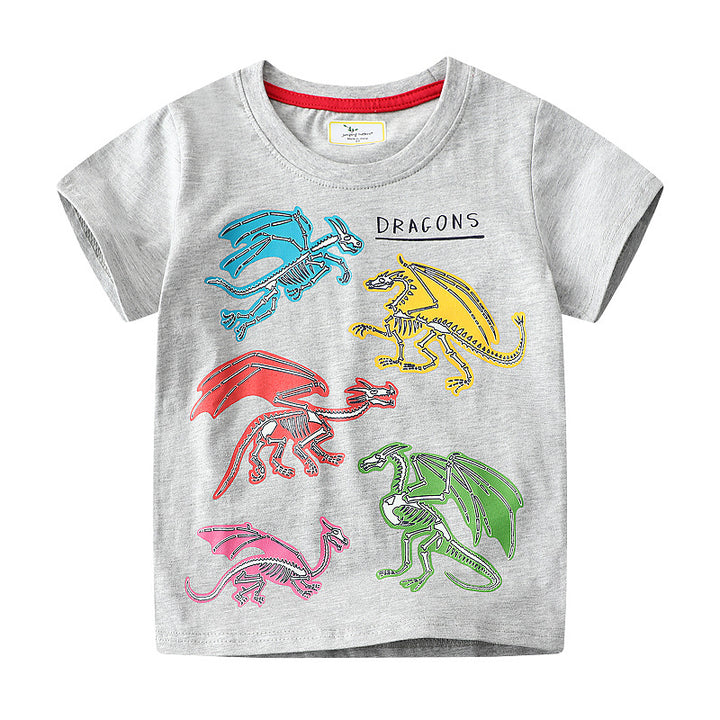 Jungen T-Shirt mit lebhaftem Drachenmotiv Drune