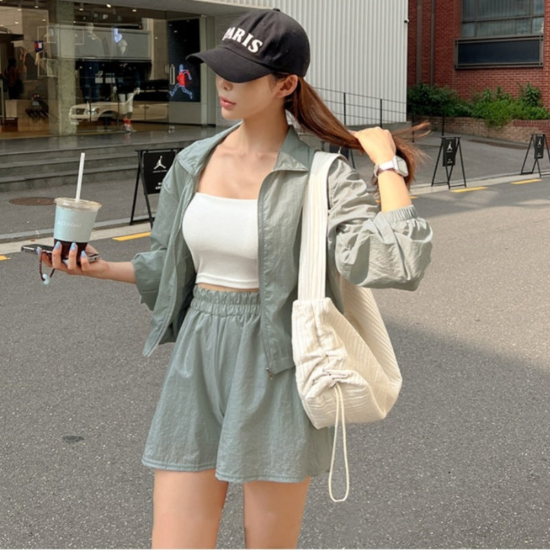 Damen leichte und atmungsaktive Sportjacke Drune